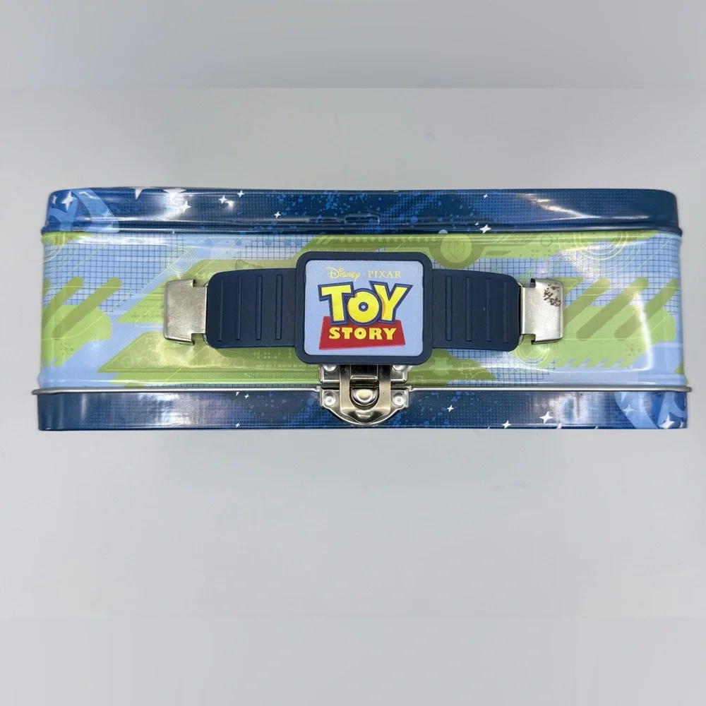 Toy Story Buzz Lightyear metal tin lunch box Disney Pixar vintage nostalgia